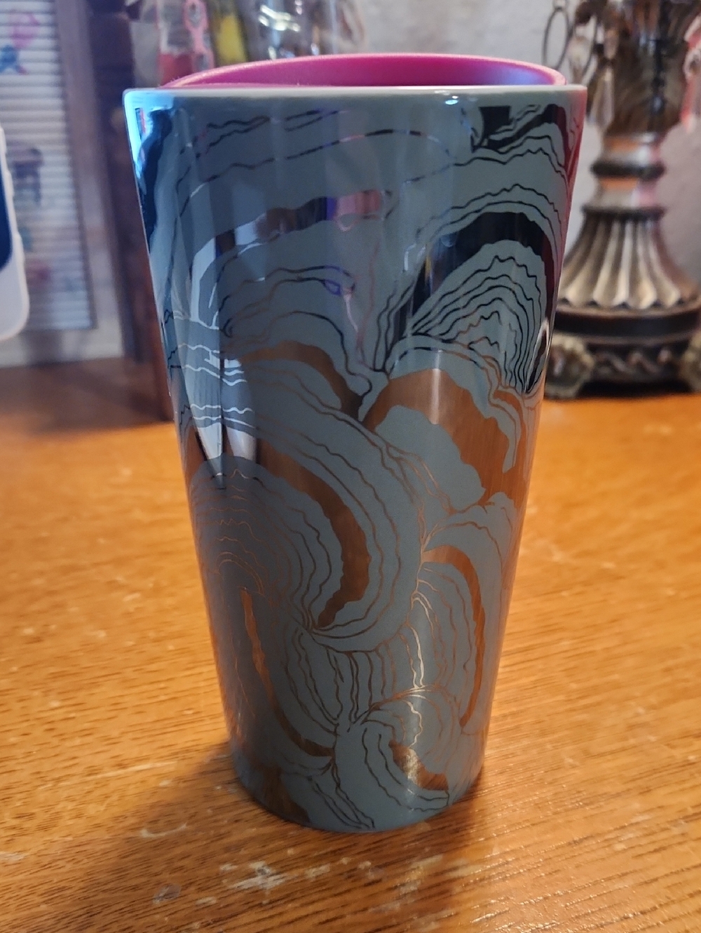 Starbucks Silver & Sage Ceramic Travel Mug - Picture 2 of 7